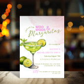 Invitation MooMoos & Margaritas Fête de Fiançailles Rose