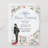 Invitation Moon Festival Chinese Autumn Festival (Devant)