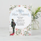 Invitation Moon Festival Chinese Autumn Festival (Debout devant)