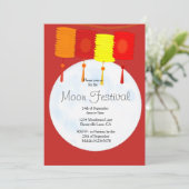 Invitation Moon Festival Chinese Autumn Festival (Debout devant)