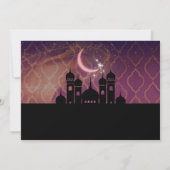Invitation Moon Glow Arabian Nights Marocain Sweet 16 (Dos)