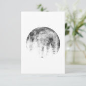 Invitation Moon over the forest (Debout devant)