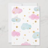 Invitation Moon & Stars theme Gender Reveal Boy or Girl (Dos)