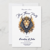 Invitation Moonlit Guardians – Cosmic lion (Devant)