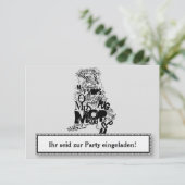 Invitation Mops Einladungen (Debout devant)