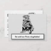 Invitation Mops Einladungen (Devant / Derrière)