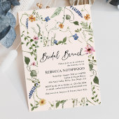 Invitation Mordern Boho Fleur sauvage nuptiale Brunch Douche