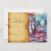 Invitation MORGANA, gemme parchemin (Dos)