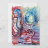 Invitation MORGANA , rose bleu (Devant)