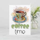 Invitation Morning Bliss : Café arabe Qahwa ♥ (Debout devant)