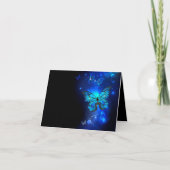 Invitation Morpho Butterfly in the Dark Background (Devant)