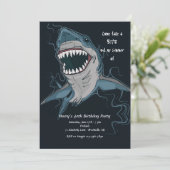Invitation morsure de requin (Debout devant)