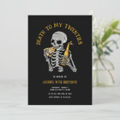 Invitation Mort à l'invitation de mes 20 ans (Debout devant)