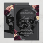 Invitation Mort à l'invitation de votre fête des années 20 (Devant / Derrière)