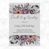 Invitation Mort à mes 20 ans Halloween Chaque année Anniversa