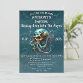 Invitation Mort à mon crâne de jeunesse Kraken 30e fête d'ann (Debout devant)