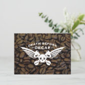 Invitation mort avant café beiche (Debout devant)