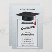 Invitation Mortboard et Tassel | Graduation (Devant / Derrière)