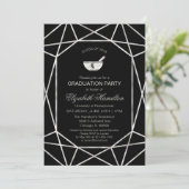 Invitation Mortier & Pestle Rx Pharmacy School Grad Party Gem (Debout devant)