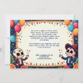 Invitation 💀 Morts Sérieux À Propos De L'Amusement (Dos)