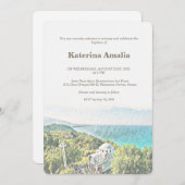 Invitation Mosaïque au Bord de Mer (Devant / Derrière)