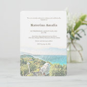 Invitation Mosaïque au Bord de Mer (Debout devant)