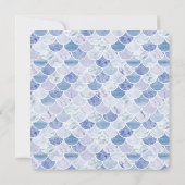 Invitation Mosaïque de marbre bleu sur mesure mariage Invitat (Dos)