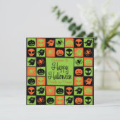 Invitation Mosaïque d'Halloween (Debout devant)