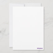 Invitation mosaïque marocaine bleu rouge or mosquée Aïd Mouba (Dos)