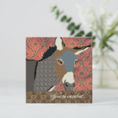 Invitation Moses Vintage Damas rouge (Debout devant)
