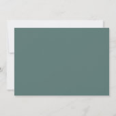Invitation Moss Green | Signature moderne (Dos)