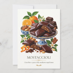 Invitation Mostaccioli – Vintage Italian Dessert