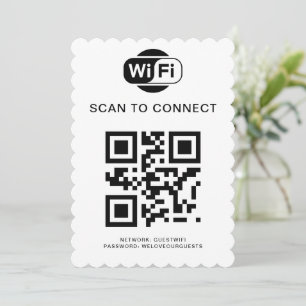 Invitation Mot de passe Wifi Analyse du code QR pour se con