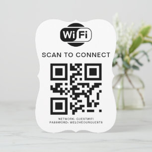 Invitation Mot de passe Wifi   Analyse du code QR pour se con