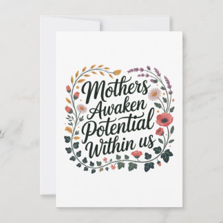 Invitation Mothers Awaken Potential Within Us