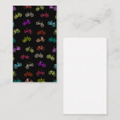 Invitation motif à vélo (Devant / Derrière)