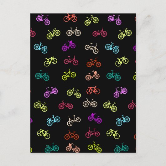 Invitation motif à vélo (Devant)