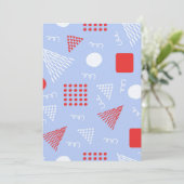 Invitation Motif abstrait (Debout devant)