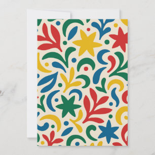Invitation Motif biophile moderne du milieu du siècle