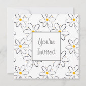 Invitation Motif blanc (Devant)