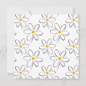 Invitation Motif blanc (Dos)