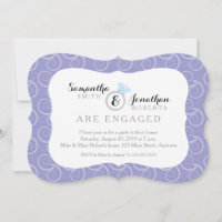 Motif blanc, Jeu d'engagement violet clair