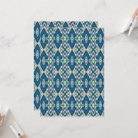motif bleu et vert avec un arrière - plan blanc
