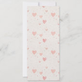 Invitation motif Cœur tendre (Devant)