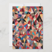 Invitation Motif Crazy Quilt Avec Fête De L'Aiguille (Dos)