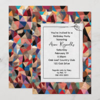 Motif Crazy Quilt Avec Fête De L'Aiguille