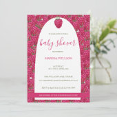 Invitation Motif d'aquarelle peint à la main (Debout devant)