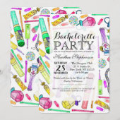 Invitation Motif de bonbons rétro Funny des années 80 (Devant / Derrière)