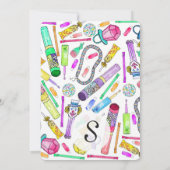 Invitation Motif de bonbons rétro Funny des années 80 (Dos)