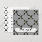 Invitation Motif de Bouledogue Français (Devant / Derrière)